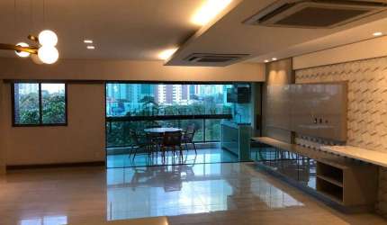 Apartamento à venda com 166m², 3 suítes, sala 3 ambientes , varanda com cozinha gourmet pronta; lav