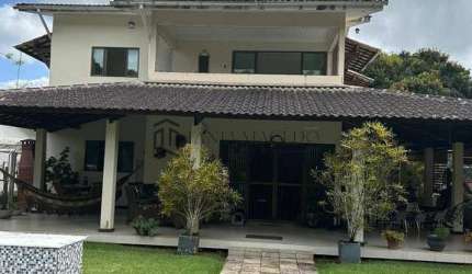 Casa à venda com 364m², 4 suítes, a suíte master possui varanda, sala ampla,  Aldeia dos Camarás, C