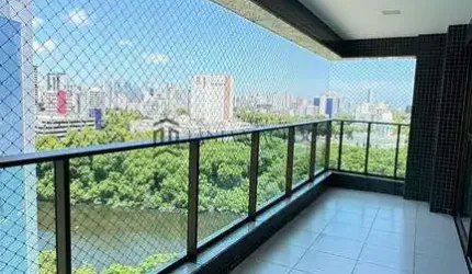 Apartamento à venda,4 Suites  no melhor da Beira Rio Madalena, Recife, PE