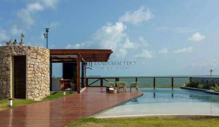 Mansão à venda, Beira Mar  Serrambi, Duplex, 5 suites, Decorada, 500 m² de área útil, Piscina aquec
