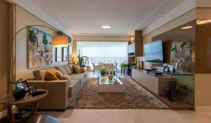Apartamento à venda com 172m², 4 suítes, móveis planejados, dependência completa, 3 vagas cobertas,