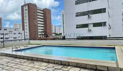 Apartamento à venda, 3 Dormitórios sendo 1 suite, em 109m² de área útil, lazer completo- Boa Viagem