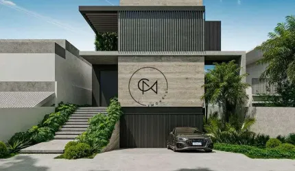 Casa nova de 580m² para venda no Jardim Paulistano, 5 suítes e Jardim interno