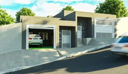 Casa Cód. K142, Meio lote, garagem dois carros, quintal Região de Ipatinga, Bairro Parque Caravelas