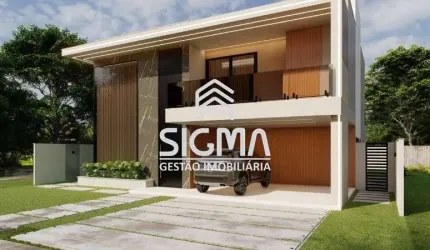 Casa em condomínio fechado com 4 quartos à venda na Alameda Jônico, S/Nº, Alphaville, Rio das Ostras por R$ 1.750.000