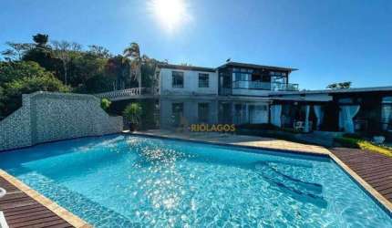 Casa com 5 dormitórios à venda, 1500 m² por R$ 15.000.000,00 - Praia do Siqueira - Cabo Frio/RJ
