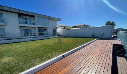 Apartamento com 3 dormitórios para alugar, 107 m² por R$ 3.902,11/mês - Gamboa - Cabo Frio/RJ