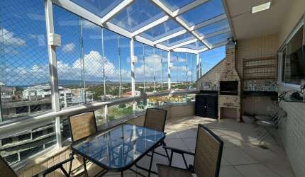 Cobertura com 3 dormitórios para alugar, 220 m² por R$ 6.780,00/mês - Braga - Cabo Frio/RJ