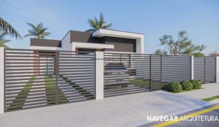 Casa nova com 3 quartos - Matinhos PR