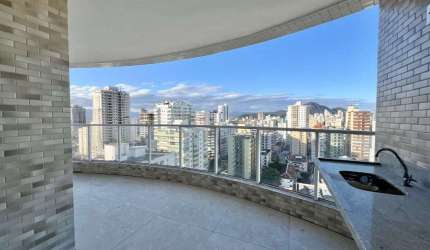 Apartamento com 3 dormitórios à venda, 109 m² por R$ 920.000 - Guilhermina - Praia Grande/SP