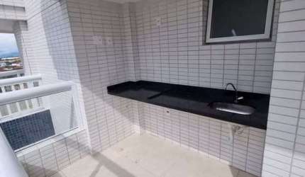 Apartamento com 1 dormitório à venda, 53 m² por R$ 330.000,00 - Guilhermina - Praia Grande/SP