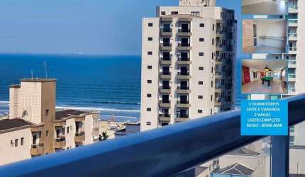Apartamento com 3 quartos, Guilhermina, Praia Grande - R$ 900 mil, Cod: 743
