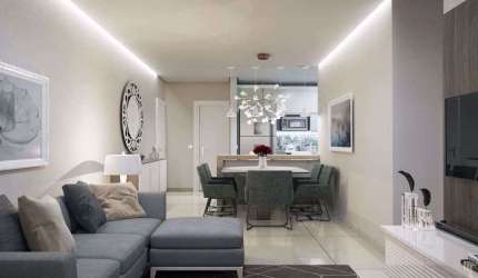 Apartamento com 2 dorms, Guilhermina, Praia Grande - R$ 580 mil, Cod: 105
