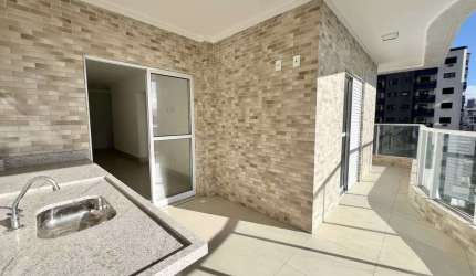 Apartamento varanda gourmet  lazer  Praia Grande