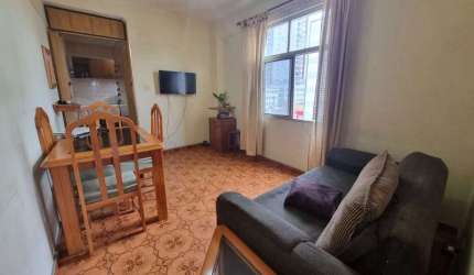 Apartamento com 1 quarto, Boqueirão, Praia Grande - R$ 570 mil, Cod: 2566
