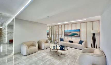 Apartamento Novo com Sacada Gourmet Vista Mar e Lazer Completo