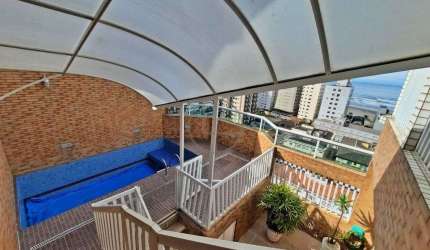 Cobertura Duplex com Vista Mar a 200 metros da Praia