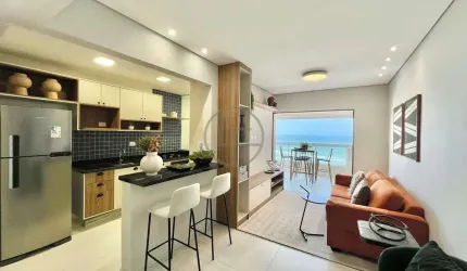 Apartamento com Vista Mar Finamente Mobiliado e Lazer Completo