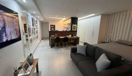 Apto completo, totalmente mobiliado, 50m², 1 dorm,  2 banhs, 1 vaga.