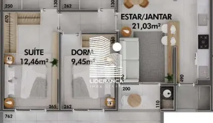 Apartamento com 2 quartos à venda na Rua Leonel Pereira, --, Cachoeira do Bom Jesus, Florianópolis por R$ 873.749