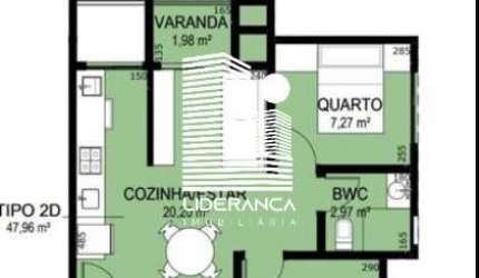 Apartamento com 2 quartos à venda na Rua das Flores, --, Canasvieiras, Florianópolis por R$ 548.662