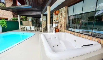 Casa em condomínio fechado com 7 quartos para alugar na Rua dos Amborés, --, Jurerê Internacional, Florianópolis por R$ 30.000