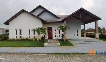 Linda casa no Thai Residence com 5 dormitórios, 296 m² - venda por R$ 2.000.000 ou aluguel por R$ 7.500/mês - Olhos d'Água - Barra dos Coqueiros/SE