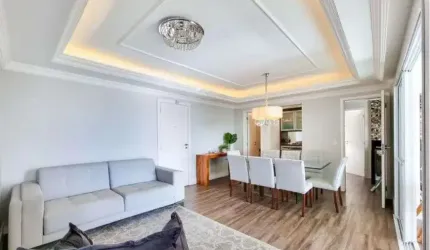 Jardim Aquarius, apto com 3 dorms, repleto de móveis planejados