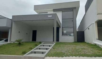Condomínio Malibu, Caçapava / Casa nova com 3 dorms, com piscina
