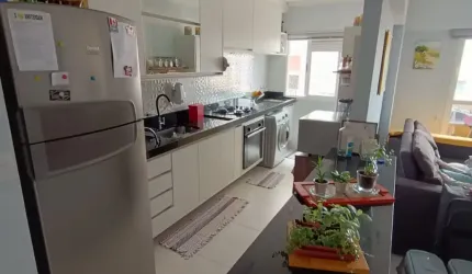 Parque Industrial, apto com 2 dorms, todo planejado