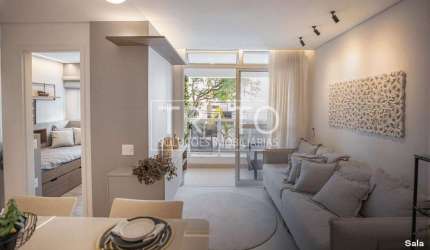 Apartamento com 1 quarto à venda na Rua Santos Dumont, 223, Cambuí, Campinas, 40 m2 por R$ 554.000