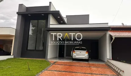 Casa em condomínio fechado com 3 quartos à venda na Avenida José Puccinelli, 130, Campos do Conde I, Paulínia, 190 m2 por R$ 1.250.000