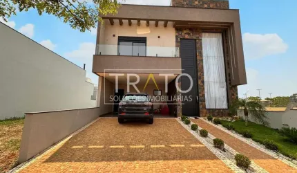 Casa em condomínio fechado com 3 quartos à venda na Avenida Luiz Greco, 600, Vila Monte Alegre, Paulínia, 196 m2 por R$ 1.590.000