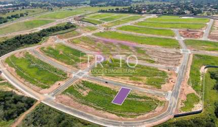 Terreno em condomínio fechado à venda na Rodovia Governador Doutor Adhemar Pereira de Barros, Km 119, Loteamento Alphaville Campinas, Campinas por R$ 568.800