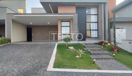 Casa em condomínio fechado com 3 quartos à venda na Estrada Municipal do Roncáglia, 1090, Residencial Mont' Alcino, Valinhos, 218 m2 por R$ 1.650.000