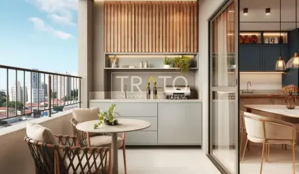 Apartamento com 2 quartos à venda na Rua Doutor Oswaldo Cruz, 799, Jardim Nossa Senhora Auxiliadora, Campinas, 63 m2 por R$ 599.900