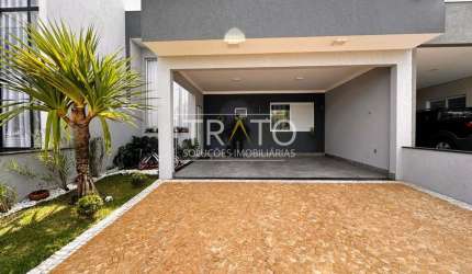 Casa em condomínio fechado com 3 quartos à venda na Avenida Luiz Greco, 600, Vila Monte Alegre, Paulínia, 138 m2 por R$ 938.000