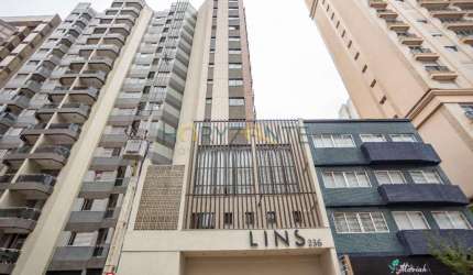 Apartamento com 1 quarto à venda na Rua Lamenha Lins, 236, Centro, Curitiba, 25 m2 por R$ 320.000