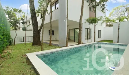 Casa em condomínio fechado com 4 quartos à venda na Rua das Barcas, Alto da Boa Vista, São Paulo por R$ 5.950.000