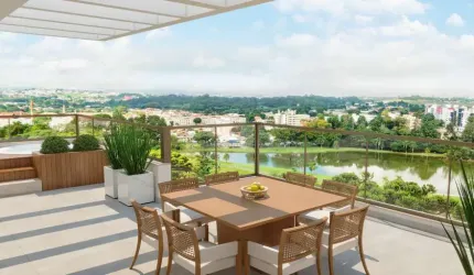 Apartamento com 3 quartos  à venda, 211.54 m2 por R$3432038.69  - Bacacheri - Curitiba/PR