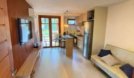 Praia do Forte Apartamento 1/4 MOBILIADO 57m²