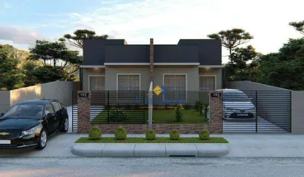 Casa com 3 dormitórios à venda, 61 m² por R$ 379.900,00 - Campo Pequeno - Colombo/PR
