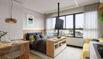 Studio com 2 dormitórios à venda, 25 m² por R$ 284.899,00 - Tingui - Curitiba/PR