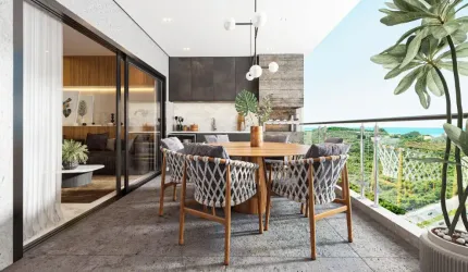 Apartamentos de Alto Padrão de 2 e 3 quartos com vista mar no Essence Capim Macio