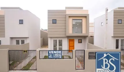 Sobrado com 3 dormitórios à venda, 80 m² por R$ 469.900,00 - Guaraituba - Colombo/PR