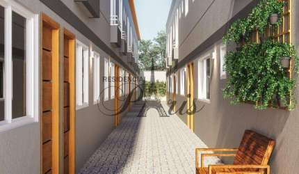 Sobrado com 2 dormitórios à venda, 56 m² por R$ 350.000,09 - Vila Príncipe de Gales - Santo André/SP