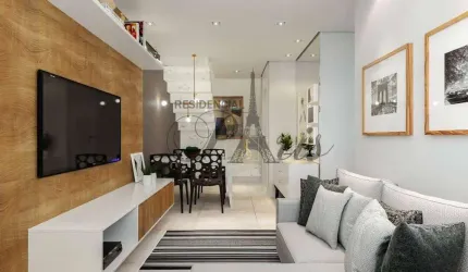 Sobrado com 2 dormitórios à venda, 62 m² por R$ 370.000,09 - Vila Príncipe de Gales - Santo André/SP