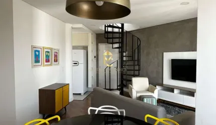 Cobertura Duplex totalmente mobiliada no Residencial Mob.