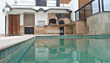 VILA MASCOTE - COBERTURA COM 350,0M²AU 3 SUÍTES 5 VAGAS DE GARAGEM - PISCINA , CHURRASQUEIRA
