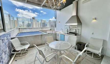 VILA NOVA CONCEIÇÃO COBERTURA DUPLEX 250,0M²AU 3 SUÍTES, 4 VAGAS, LAZER COM PISCINA E CHURRASQUEIRA